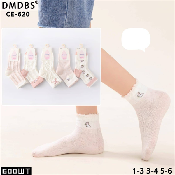 Детские носки ассорти с рисунками DMDBS мешками оптом АРТ CE-620 CE-620 - фото 25052