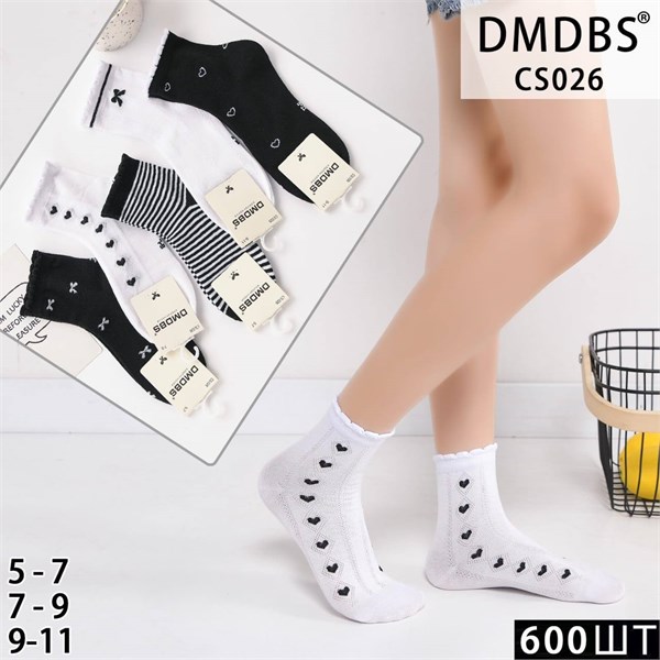 Детские носки с рисунком вязка ассорти DMDBS оптом мешками Арт CS026 22334 - фото 28000