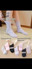 Женские носки термо норка morrah гладкие теплые оптом мешками 5623 18850