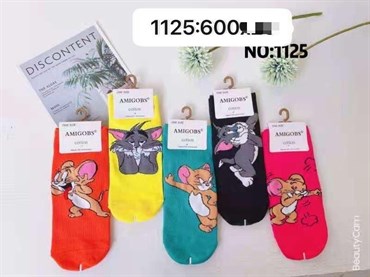 Женские носки короткие Amigobs Амигос Том и Джерри оптом мешками арт. 1125 19220