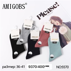 Женские носки высокие ассорти классика Amigobs Амигос оптом мешками арт. 9370 19221