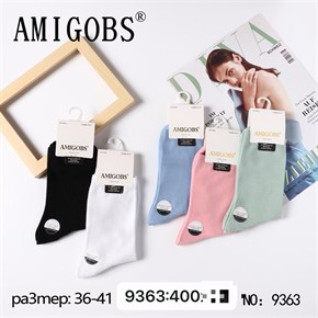 Женские носки высокие ассорти Amigobs Амигос оптом мешками арт. 9363 19223