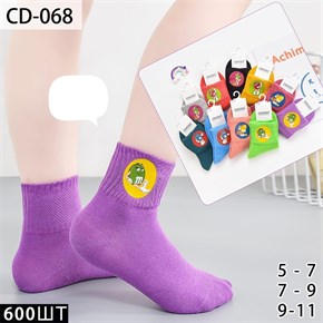 Детские носки высокие m&m ассорти DMDBS оптом мешками Арт CD-068 19564