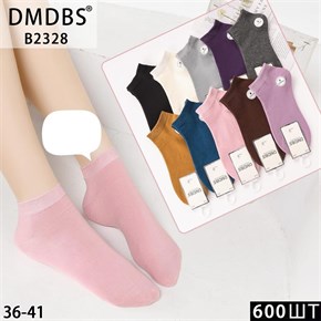 Женские носки короткие ассорти DMDBS оптом мешками Арт B2328 19627