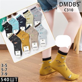 Детские носки с рисунками ассорти DMDBS оптом мешками Арт C310 19629