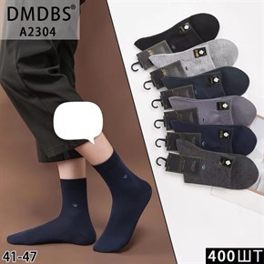 Мужские носки высокие со значком ассорти DMDBS оптом мешками Арт А2304 19690