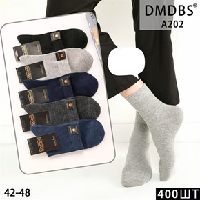 Мужские носки высокие с резинками ассорти DMDBS оптом мешками Арт А202 19702
