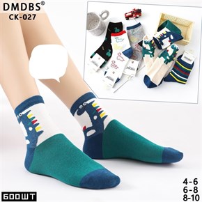 Детские носки динозавр ассорти DMDBS оптом мешками Арт CK-027 19741