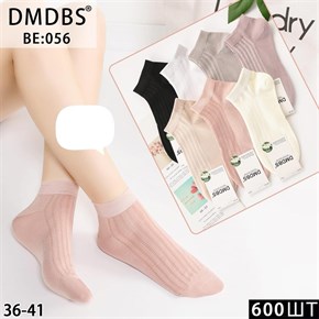 Женские носки короткие с резинкой ассорти DMDBS оптом мешками Арт BE:056 19750