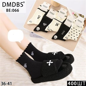 Женские носки с рисунком ассорти DMDBS оптом мешками Арт BE:066 19819