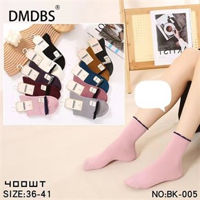 Женские носки однотонные ассорти DMDBS оптом мешками Арт BK-005 19823