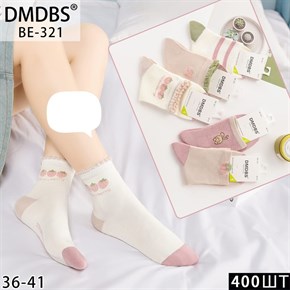 Женские носки зайчик ассорти DMDBS оптом мешками Арт BE-321 19882