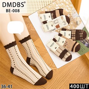Женские носки мелкий горошек ассорти DMDBS оптом мешками Арт BE-008 19883
