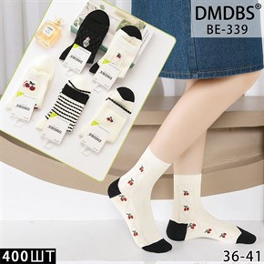 Женские носки вишня ассорти DMDBS оптом мешками Арт BE-339 19885