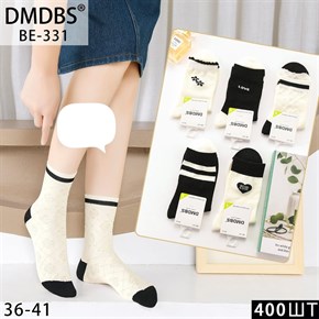 Женские носки в полоску ассорти DMDBS оптом мешками Арт BE-331 19890