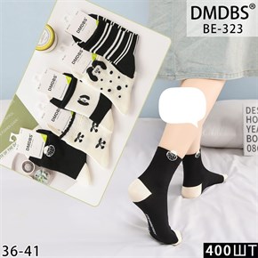 Женские носки с рисунками ассорти DMDBS оптом мешками Арт BE-323 19892