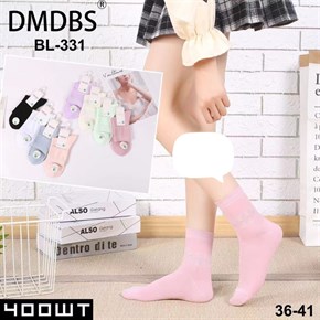 Женские носки однотонные ассорти DMDBS оптом мешками Арт BL-331 19915