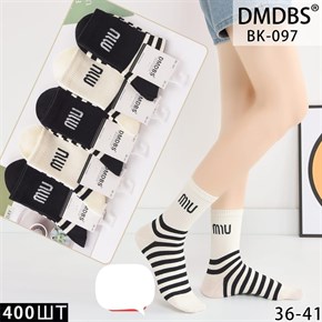 Женские носки в полоску ассорти DMDBS оптом мешками Арт BK-097 19942