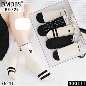 Женские носки с полосками ассорти DMDBS оптом мешками Арт BE-329 19948