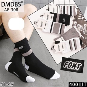 Мужские носки в полоску ассорти DMDBS оптом мешками Арт AE-308 20039