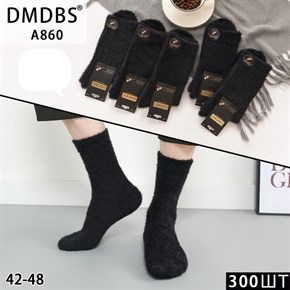 Мужские носки пух кашемир классика черные DMDBS оптом мешками Арт А860 20070