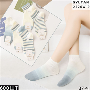 Женские носки короткие в полоску SYLTAN мешками оптом АРТ 2526W-9 2526W-9