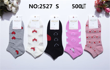 Женские носки короткие с сердечком SYLTAN мешками оптом АРТ 2527 2527