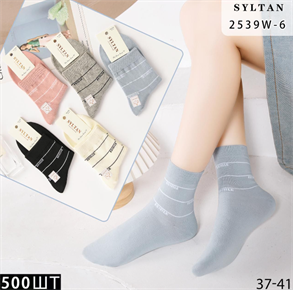 Женские носки длинные с полосками SYLTAN мешками оптом АРТ 2539W-6 2539W-6