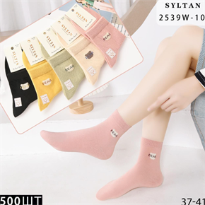 Женские носки длинные с рисунком SYLTAN мешками оптом АРТ 2539W-10 2539W-10