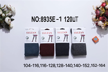 Детские колготки ассорти без рисунка SYLTAN оптом мешками Арт 8935E 8935E