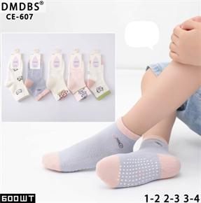 Детские носки ассорти с рисунками DMDBS мешками оптом АРТ CE-607 CE-607