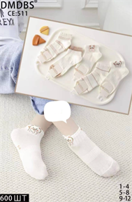 Детские носки короткие с милыми рисунками DMDBS мешками оптом АРТ СE:511 СE:511