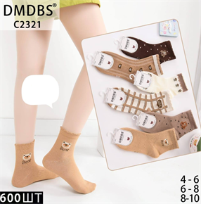 Детские носки ассорти с мишками DMDBS мешками оптом АРТ С2321 С2321