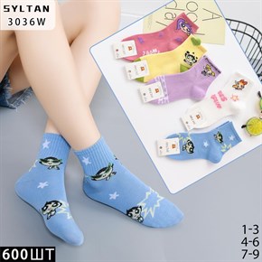 Детские носки пупсы ассорти Syltan опт мешками Арт 3036W 21217