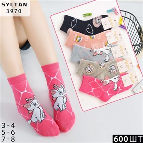 Детские носки кошечка мари ассорти Syltan опт мешками Арт 3970 21316