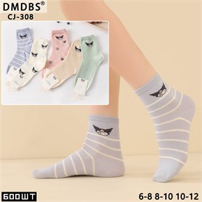Детские носки c Kuromi ассорти DMDBS оптом мешками Арт CJ-308 22306