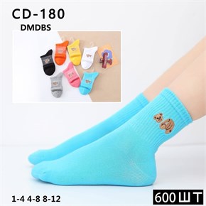 Детские носки с рисунком мишки ассорти DMDBS оптом мешками Арт  CD-180 22337