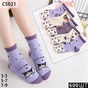Детские носки с Kuromi ассорти DMDBS оптом мешками Арт CS021 22373