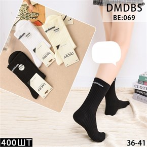 Носки женские высокие вязка ассорти DMDBS оптом мешками Арт BE:069 22394