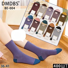 Носки женские в полоску ассорти DMDBS оптом мешками Арт BE-004 22399