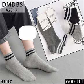 Мужские носки с полосами гладкие ассорти DMDBS опт мешками Арт A2317 22539
