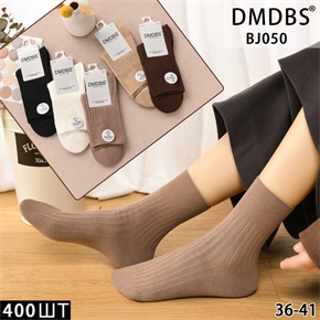 Женские носки  средней высоты вязка ассорти DMDBS оптом мешками Арт  BJ050 22600