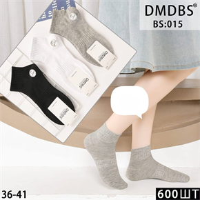 Женские носки средней высоты вязка ассорти  DMDBS оптом мешками Арт  BS:015 22669