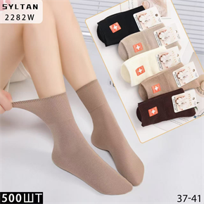 Женские носки слабая резинка гладкие ассорти SYLTAN мешками оптом АРТ 2282W 22875