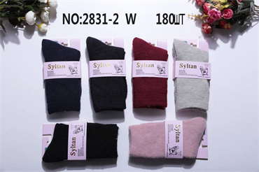 Женские носки зимние собачья шерсть гладкие  медицинские ассорти Syltan оптом мешками арт 2831-2 23081