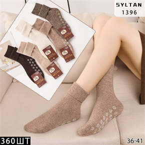 Женские носки зимние собачья шерсть тормоза термо ассорти Syltan оптом мешками Арт 1396 23137