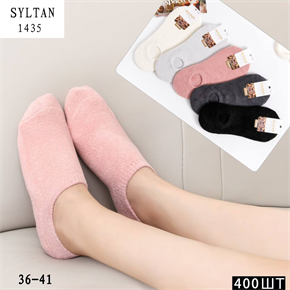 Женские носки зимние короткие  термо ассорти Syltan оптом мешками Арт 1435 23175