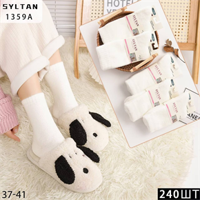 Женские носки зимние шерсть ламы термо ассорти SYLTAN оптом мешками Арт 1359A 23213