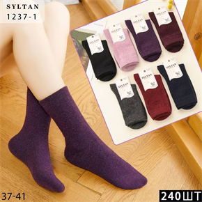 Женские носки зимние кашемир ассорти Syltan оптом мешками арт 1237-1 23235