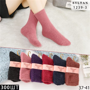 Женские носки зимние шерсть соболь ассорти Syltan оптом мешками арт 1239-3 23237